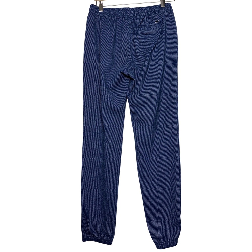 Vineyard Vines Boys XL 18 Jogger Pants Blue Fits Women's S/M Preppy Lounge Knit - Picture 5 of 9
